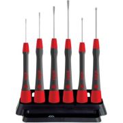 Wiha Fine Screwdriver Set Picofinish&reg; Slotted. Phillips. 6 Pcs. With Holder  (42990)