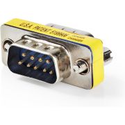 Nedis D-Sub-koppeling | D-Sub 9-pins male - D-Sub 9-pins male | Metaal