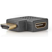 Nedis HDMI-Adapter | HDMI-Connector - HDMI Female | Links Gehoekt | Zwart
