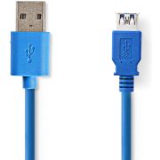 Nedis USB 3.0-Kabel | A Male - A Female | 2,0 m | Blauw