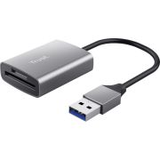 Trust Dalyx USB Geheugenkaartlezer Aluminium