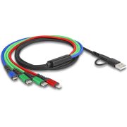 DeLOCK 87035 USB-kabel 1,2 m USB 2.0 USB A/USB C Zwart, Blauw, Groen, Rood
