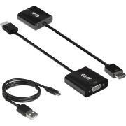 CLUB3D CAC-1302 video kabel adapter 0,5 m HDMI Type A (Standaard) VGA (D-Sub) Zwart