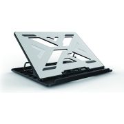 Conceptronic THANA ERGO S, Laptop Cooling Stand 39,6 cm (15.6") Notebookstandaard Grijs