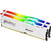 Kingston DDR5 Fury Beast RGB 2 x 16 GB 6000 MHz CL 36 Wit KF560C36BWE2AK2-32 geheugenmodule