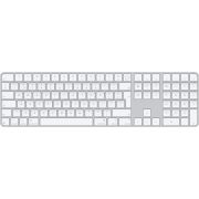 Apple Magic TouchID Mac Numpad Draadloos Wit Nederlands (2024) Toetsenbord