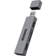 Sitecom USB Stick Card Reader with 2 USB ports