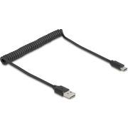DeLOCK 90133 USB-kabel USB 2.0 0,8 m USB A Zwart