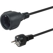 Equip 112183 electriciteitssnoer Zwart 10 m CEE7/7 CEE7/3