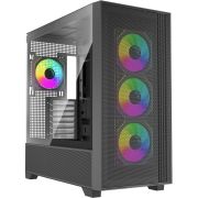 Xilence Xilent Flux Midi Tower Zwart Behuizing