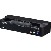 ATEN 2-poorts USB 3.0 8K DisplayPort Dual-Display KVMPTM-switch (Kabels inbegrepen)