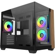 Cooler Master Elite 481 Wood Black Behuizing