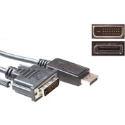 ACT Verloopkabel DisplayPort male naar DVI male  3,00 m