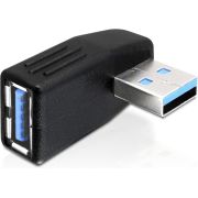 Delock 65342 Adapter USB 3.0 male-female schuin 270&deg; horizontaal