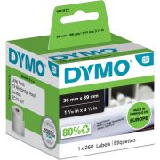 Dymo adres-etiketten groot 36 x 89 mm wit 1x 260