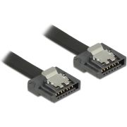 Delock 83838 SATA 6 Gb/s kabel 10cm zwart FLEXI