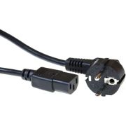 ACT 1.5m, CEE 7/7/ IEC 60320 C13 1.5m CEE7/7 Schuko C13 coupler Zwart