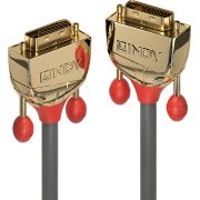 Lindy 36200 0.5m DVI-D DVI-D Grijs DVI kabel