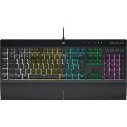 Corsair K55 RGB Pro Zwart AZERTY Belgisch Toetsenbord
