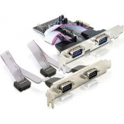 Delock 89178 PCI Express x1-kaart naar 4 x seriële RS-232
