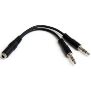 StarTech.com 3.5mm 3 Pin Headset Splitter