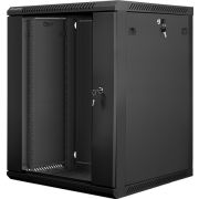 Lanberg WF01-6615-10B rack 15U Wandrek Zwart
