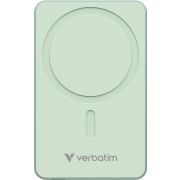 Verbatim Charge 'n' Go Essentials Magnetische draadloze powerbank 10000 mAh Groen