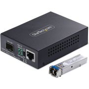 StarTech.com MCM1110SMLC20 netwerk media converter 2000 Mbit/s 1310 nm Single-mode Zwart