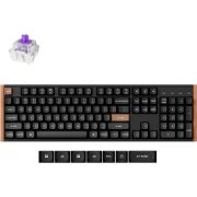 Keychron K10 HE Zwart Hout Magnetic Switch Draadloos Hall Effect Toetsenbord
