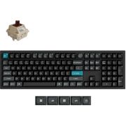 Keychron Q6 Ultra Zwart Silk POM Brown Switch Draadloos Mechanisch Toetsenbord
