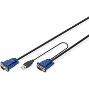 Digitus DS-19233 toetsenbord-video-muis (kvm) kabel