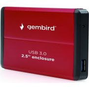 Gembird EE2-U3S-2-R opslagbehuizing