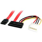 StarTech.com 18 inch Serial ATA Data Cable with LP4 Adapter