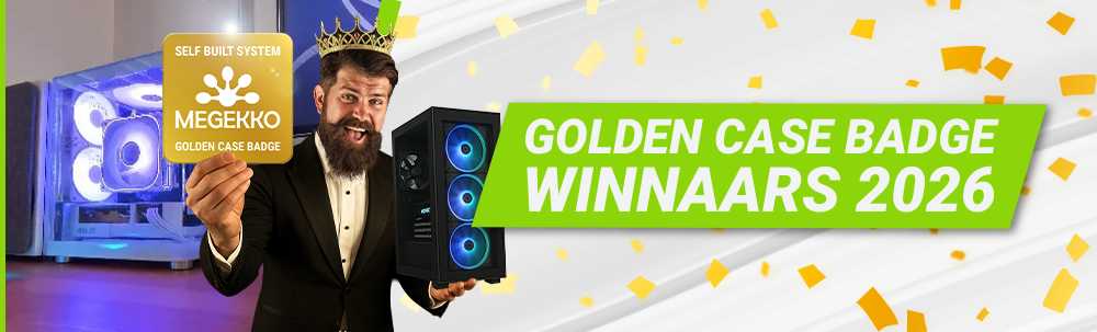 Winnaar golden case badge 2025