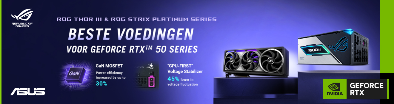 ASUS GeForce Gamers Unite Voedingen